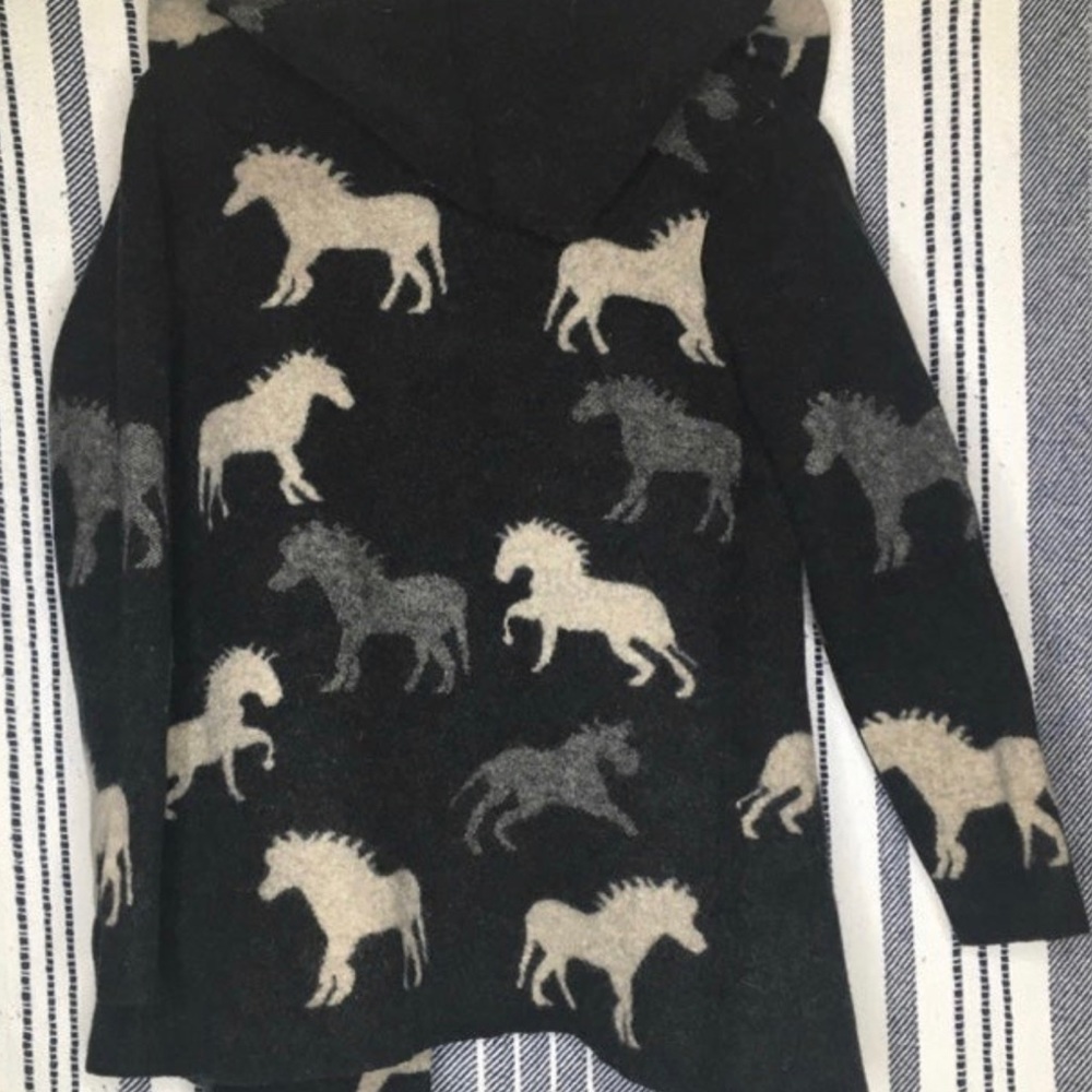 Anthropologie Field and Flower Horse Jacket